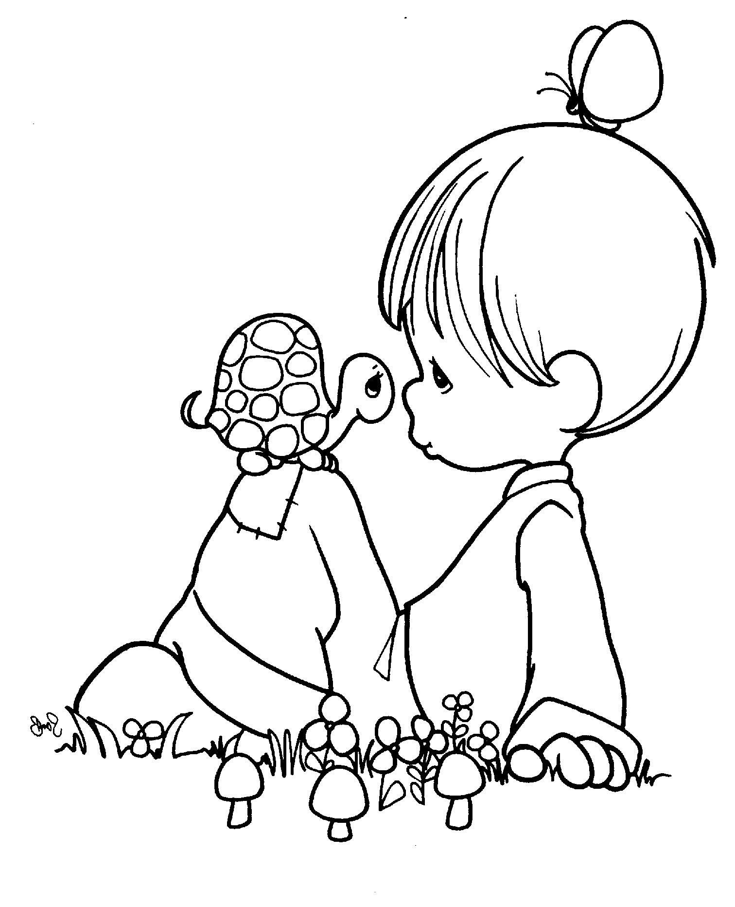 140+ Precious Moments Coloring Pages for Sweet Moments 89