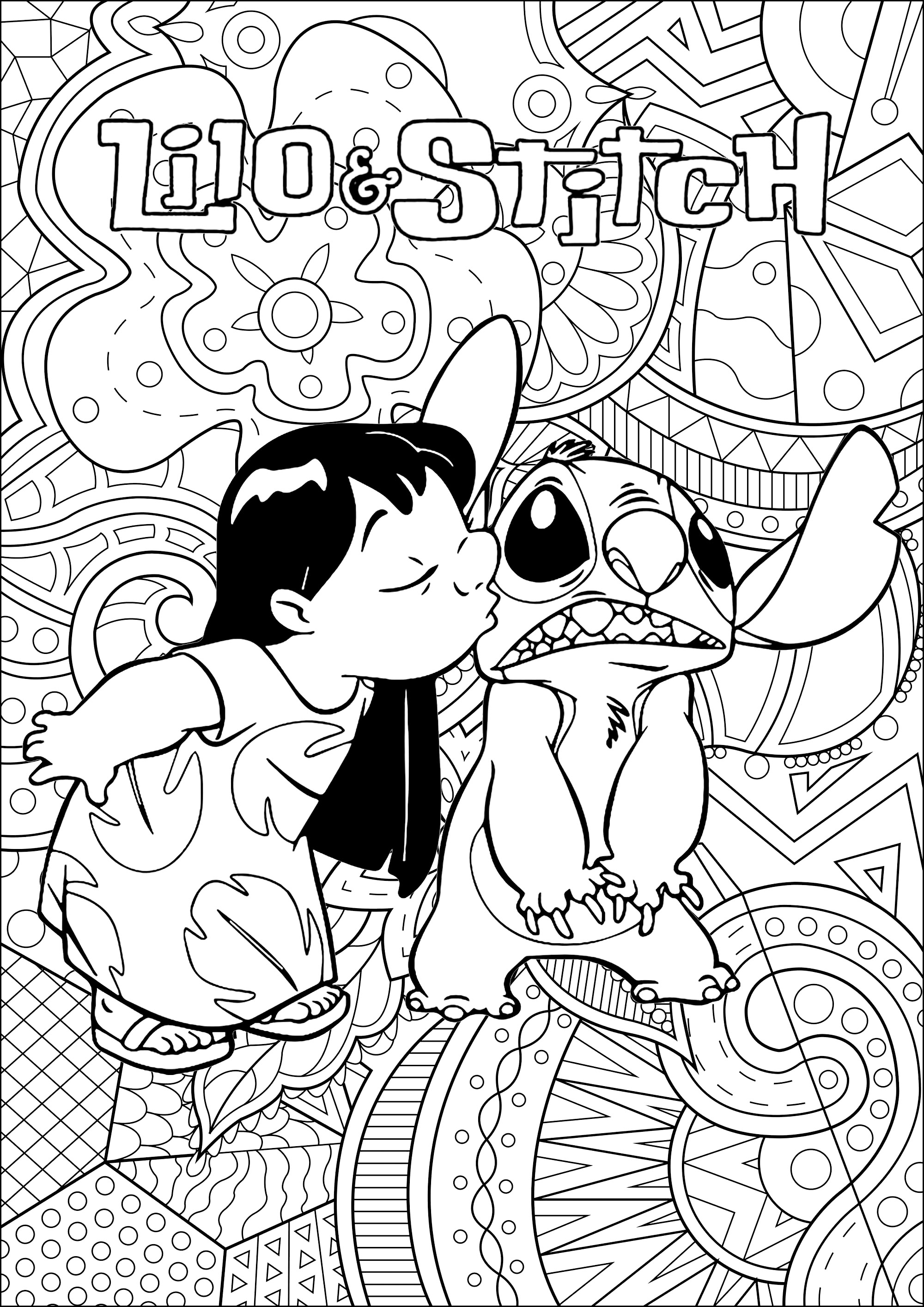 145+ Stitch Coloring by Number Printable 21