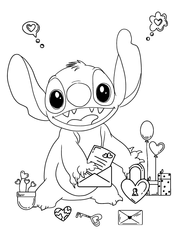 145+ Stitch Coloring by Number Printable 48