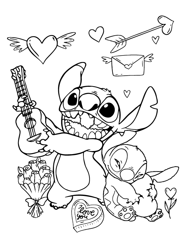 145+ Stitch Coloring by Number Printable 67