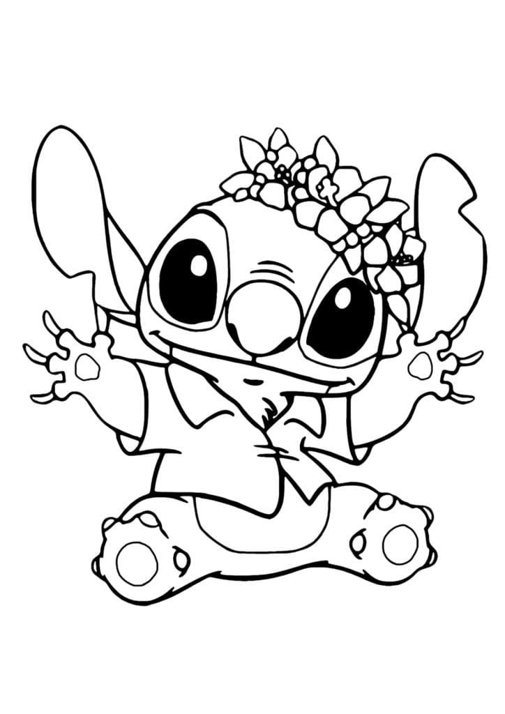 145+ Stitch Coloring by Number Printable 68