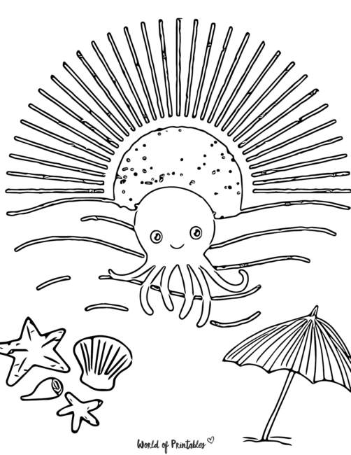 150+ Jellyfish Coloring Page Designs: Underwater Adventure 118