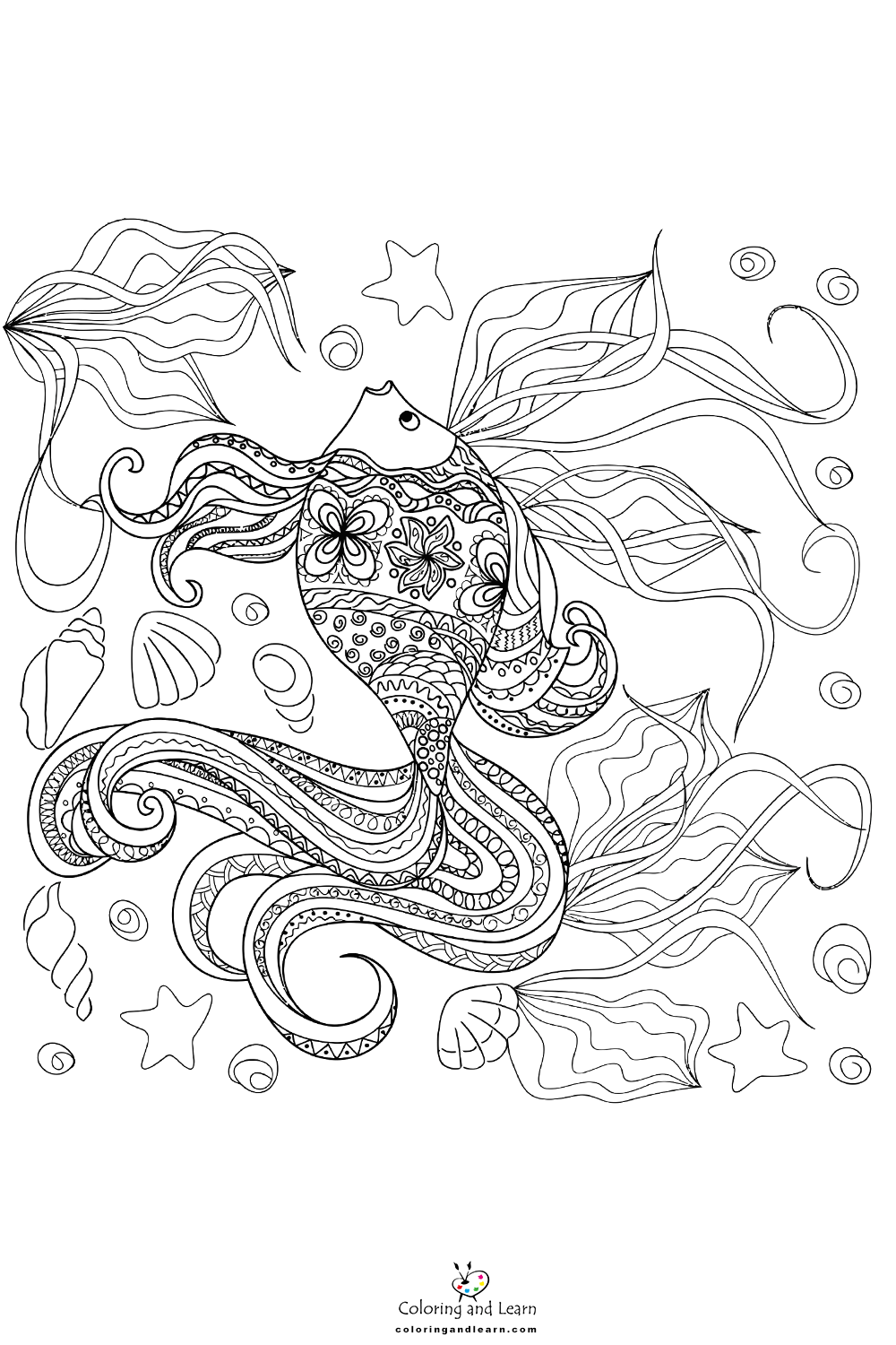 150+ Jellyfish Coloring Page Designs: Underwater Adventure 131