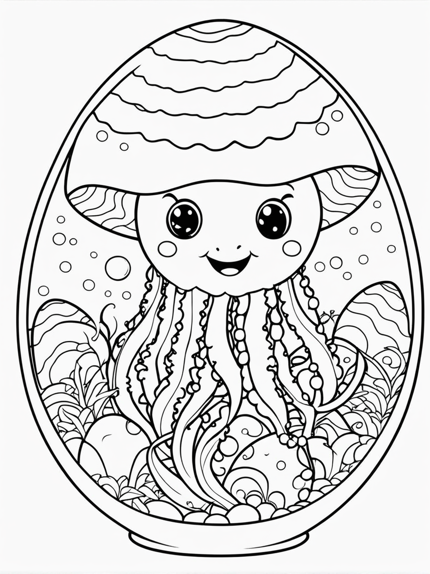 150+ Jellyfish Coloring Page Designs: Underwater Adventure 154