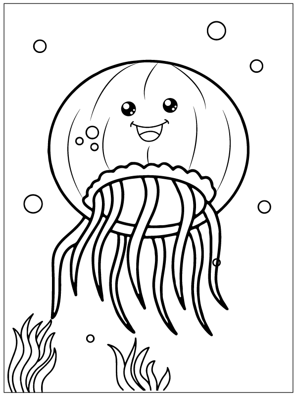 150+ Jellyfish Coloring Page Designs: Underwater Adventure 24