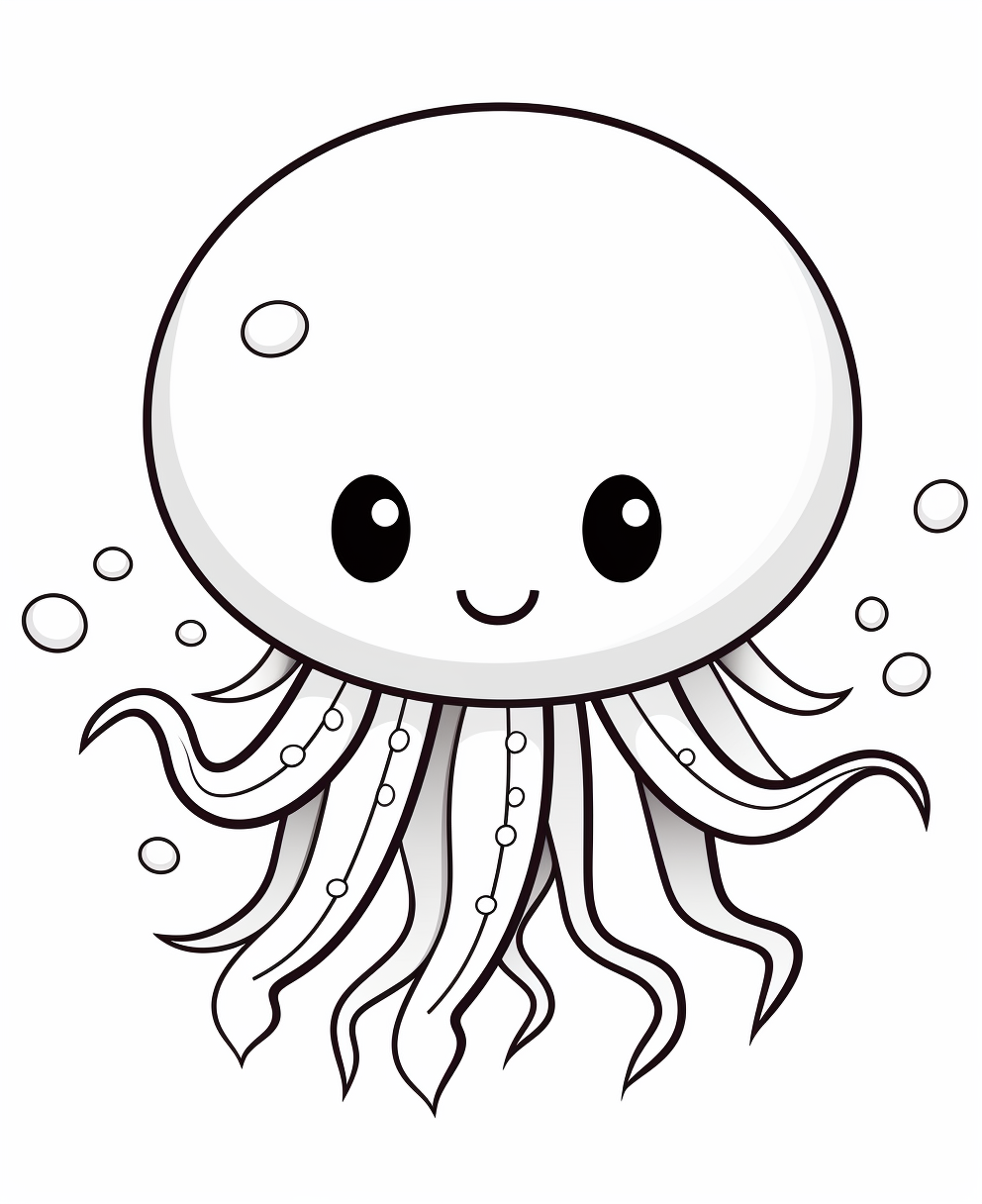 150+ Jellyfish Coloring Page Designs: Underwater Adventure 39