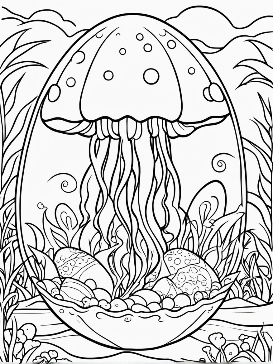 150+ Jellyfish Coloring Page Designs: Underwater Adventure 4