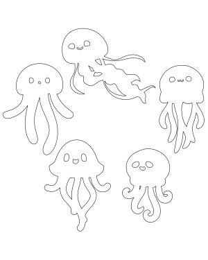 150+ Jellyfish Coloring Page Designs: Underwater Adventure 55