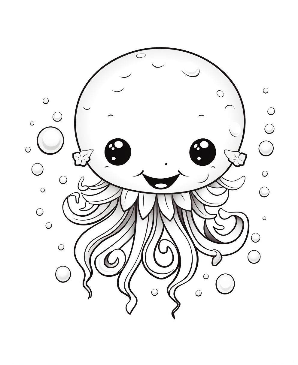 150+ Jellyfish Coloring Page Designs: Underwater Adventure 63