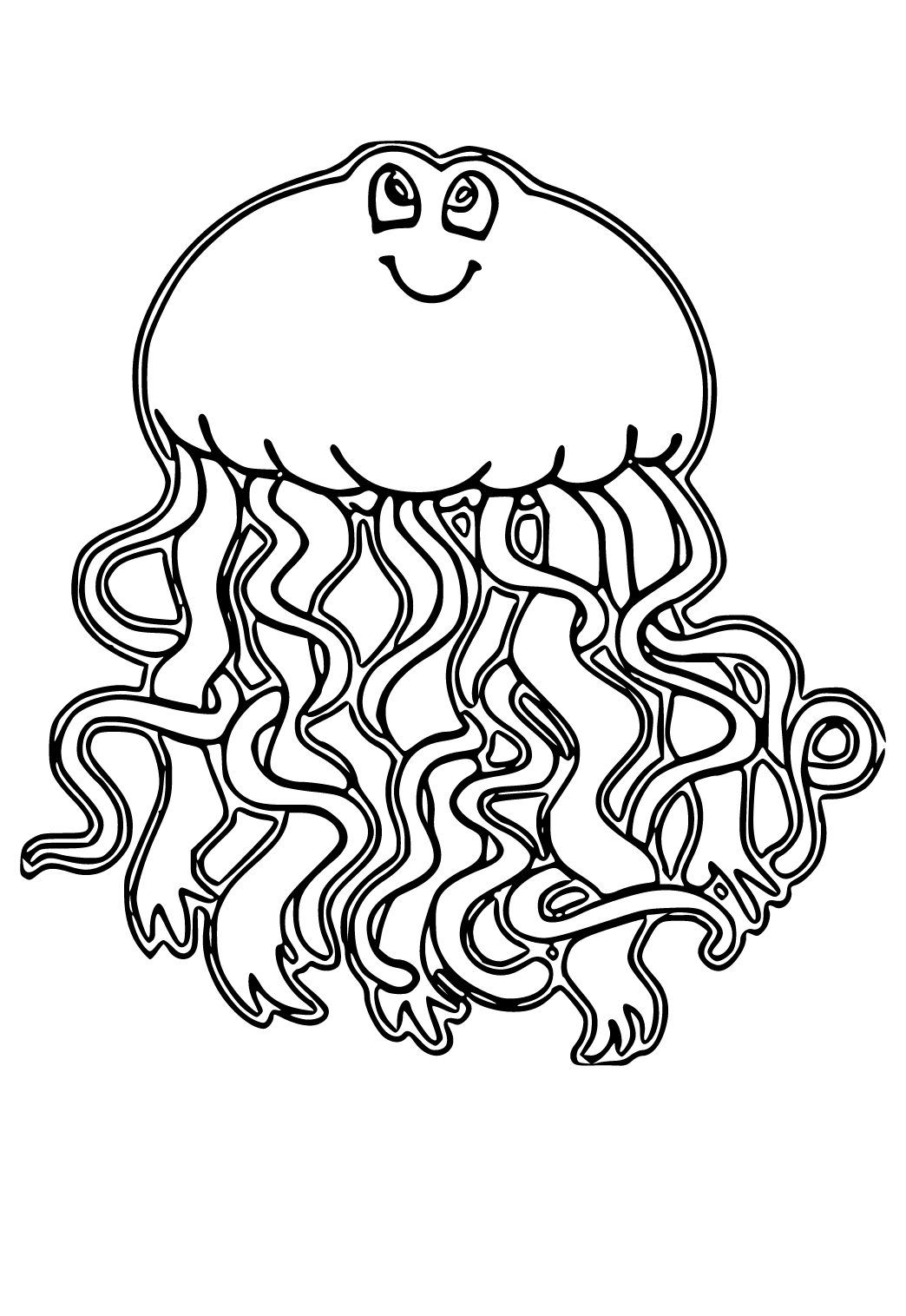 150+ Jellyfish Coloring Page Designs: Underwater Adventure 75