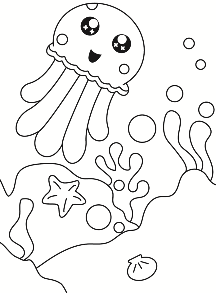 150+ Jellyfish Coloring Page Designs: Underwater Adventure 92