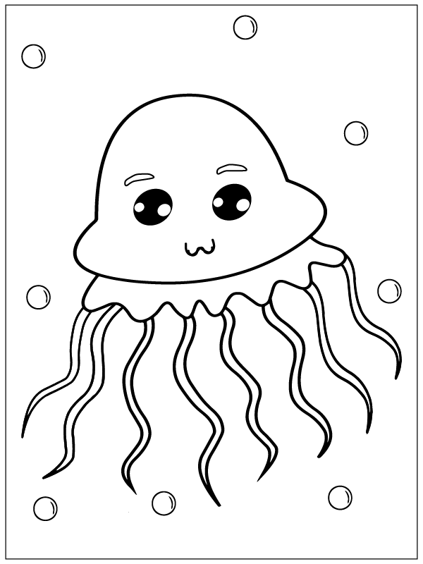 150+ Jellyfish Coloring Page Designs: Underwater Adventure 96