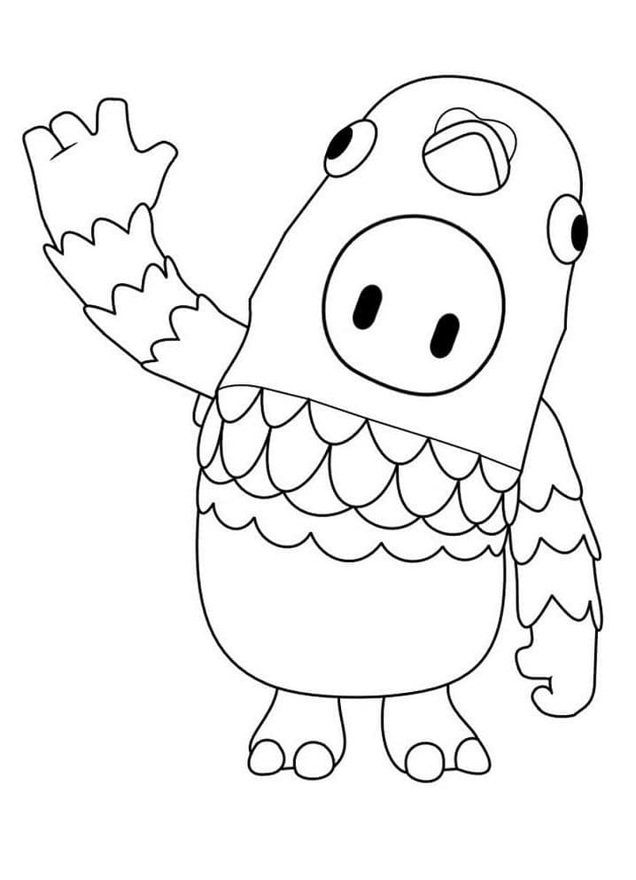 150 Printable Fall Guys Coloring Pages 13