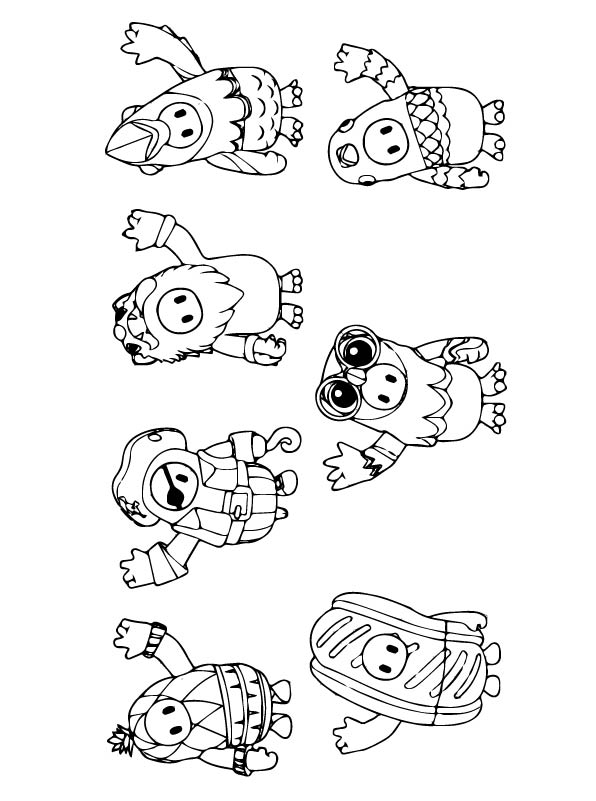 150 Printable Fall Guys Coloring Pages 18