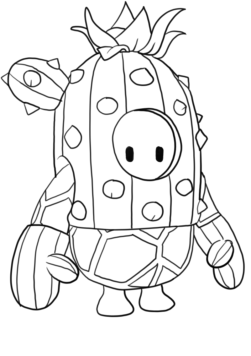 150 Printable Fall Guys Coloring Pages 38