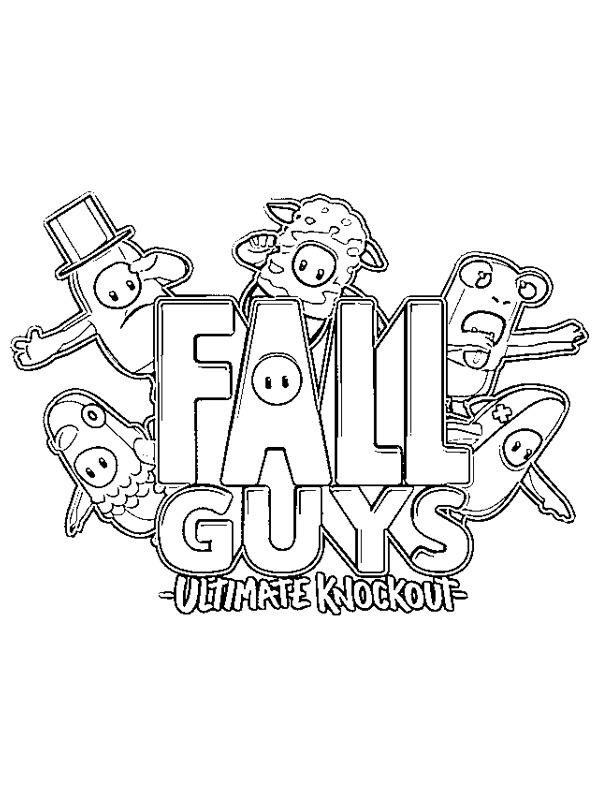 150 Printable Fall Guys Coloring Pages 47