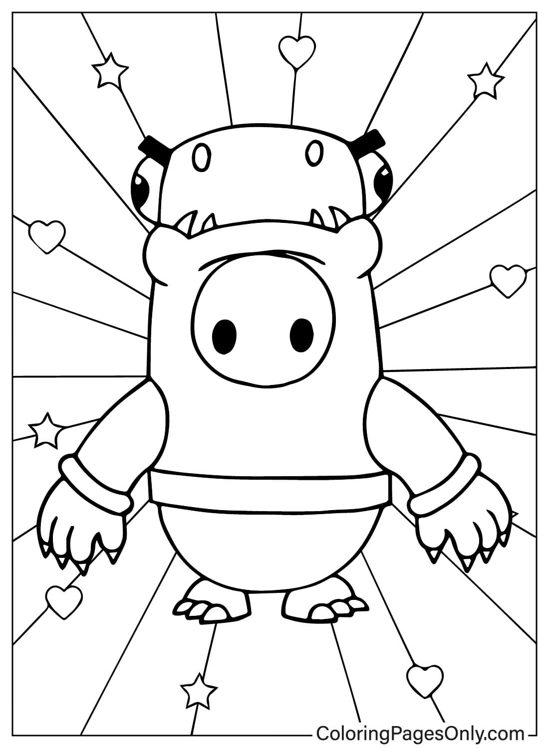 150 Printable Fall Guys Coloring Pages 60