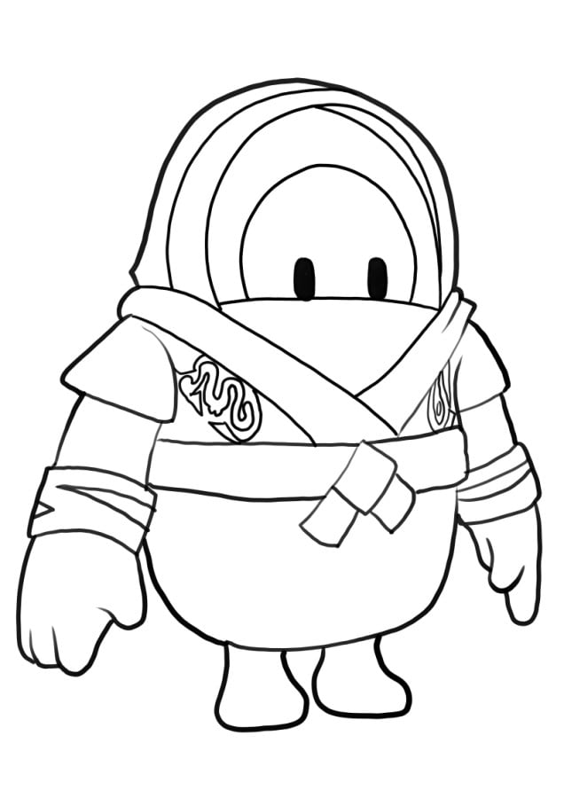 150 Printable Fall Guys Coloring Pages 84