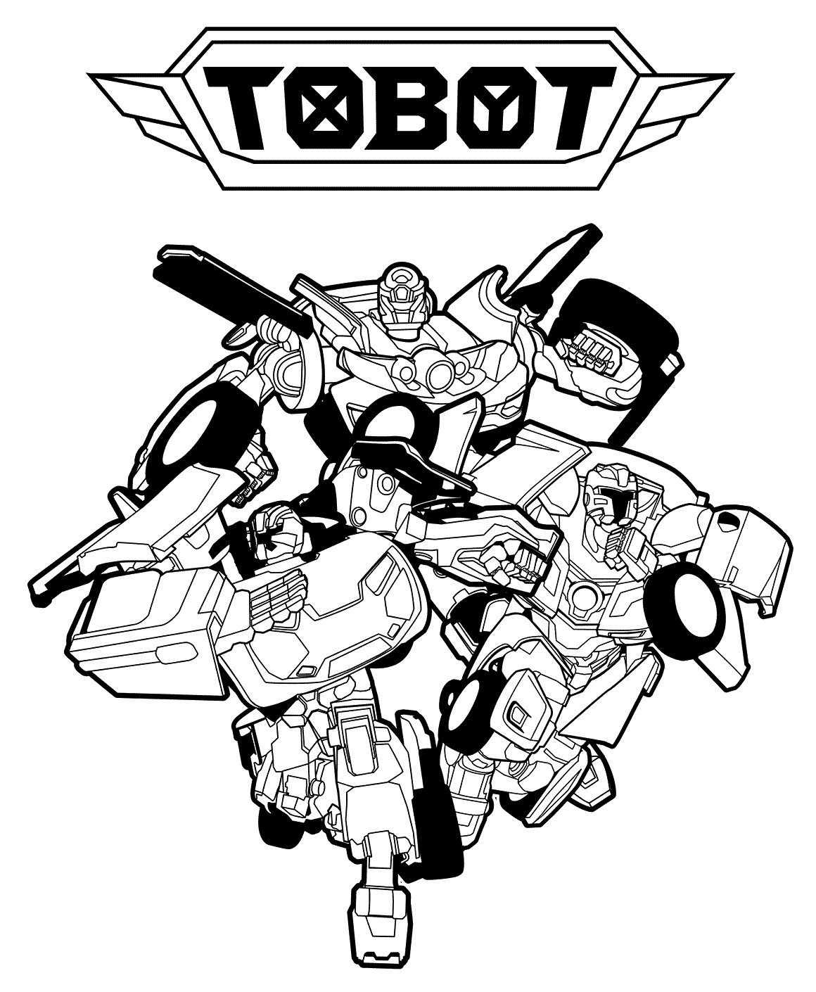 151 Tobot Coloring Pages FREE Printable 128