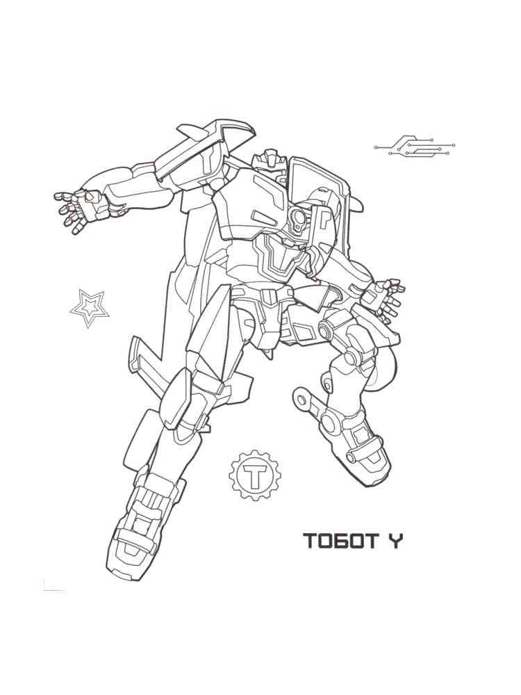 151 Tobot Coloring Pages FREE Printable 75