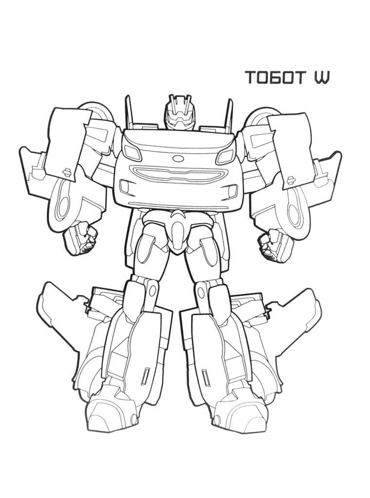 151 Tobot Coloring Pages FREE Printable 84