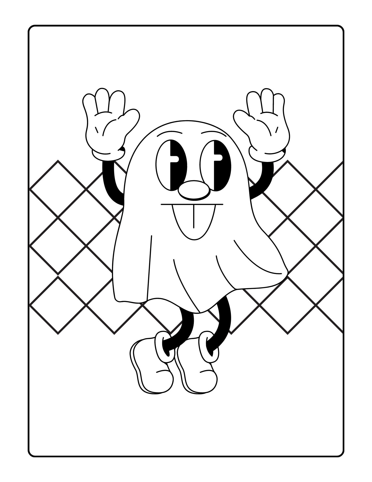 170+ Collage 90's Cartoon Coloring Pages Printable 106