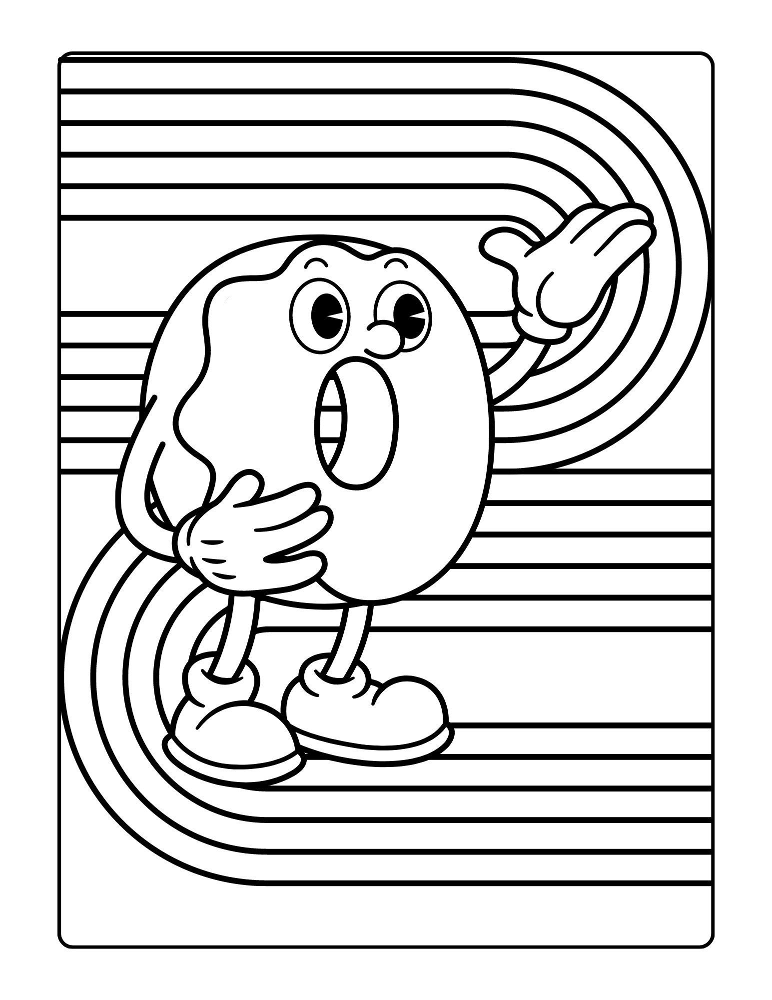 170+ Collage 90's Cartoon Coloring Pages Printable 21