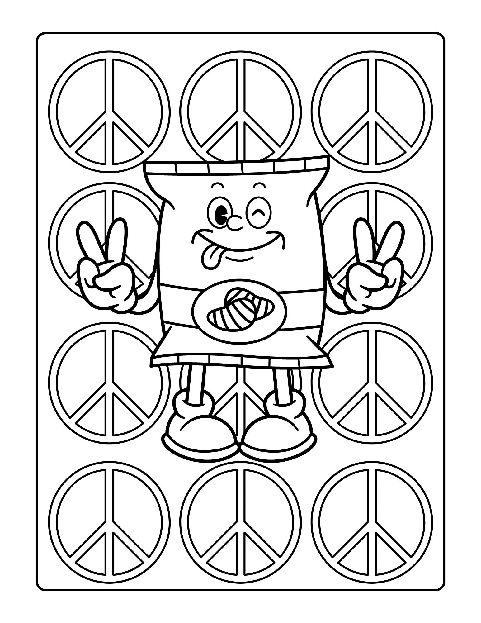 170+ Collage 90's Cartoon Coloring Pages Printable 28