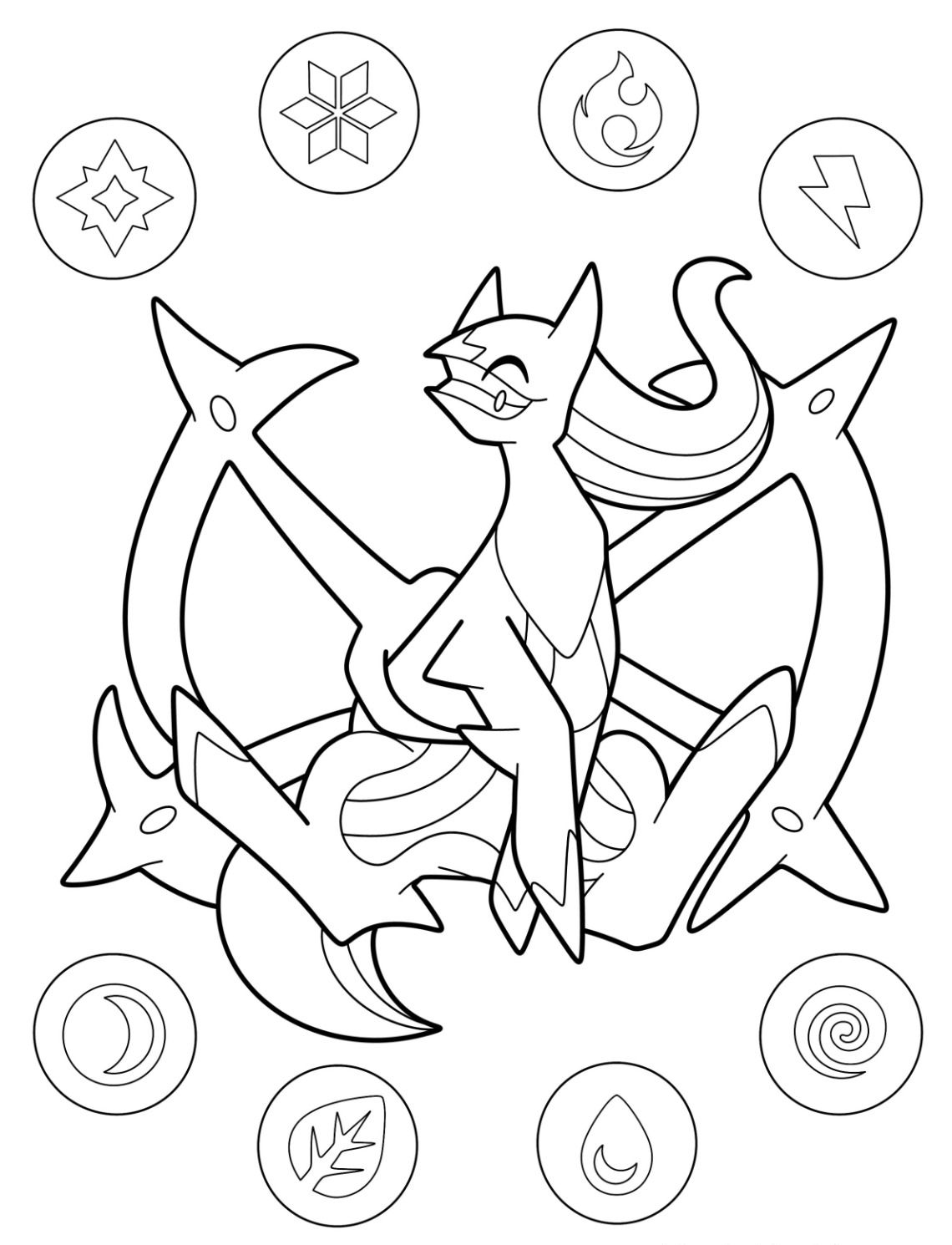 171+ Mega Pokemon Coloring Pages Printable 107