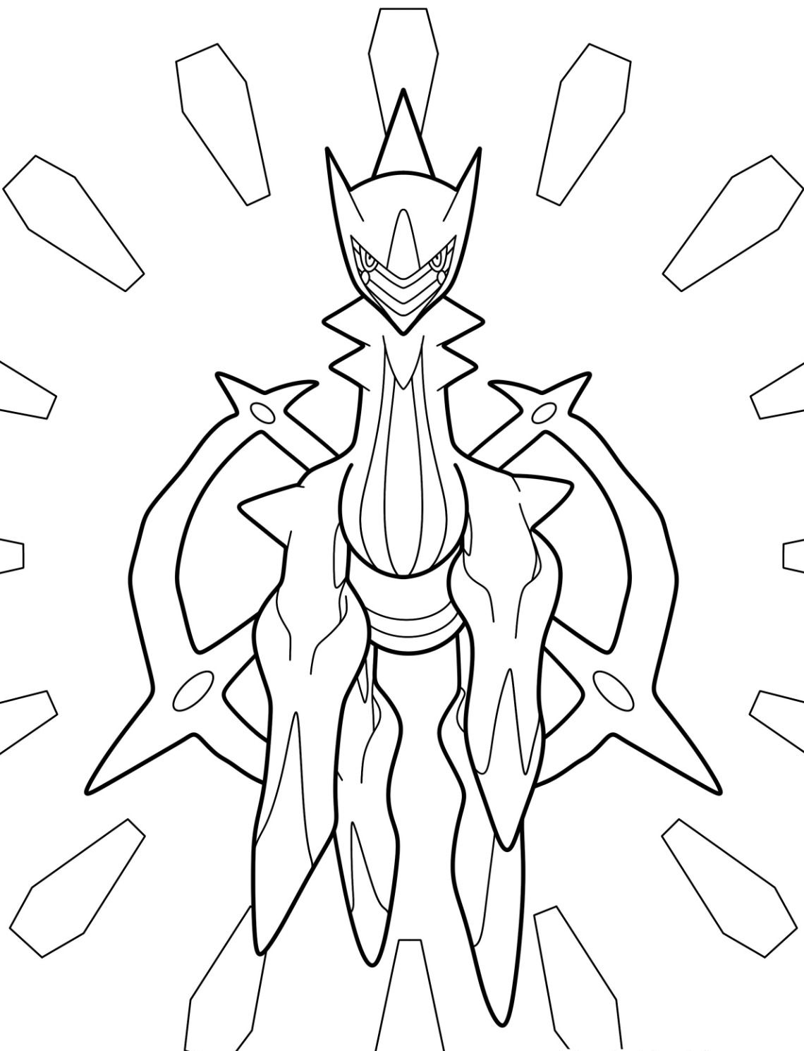 171+ Mega Pokemon Coloring Pages Printable 108