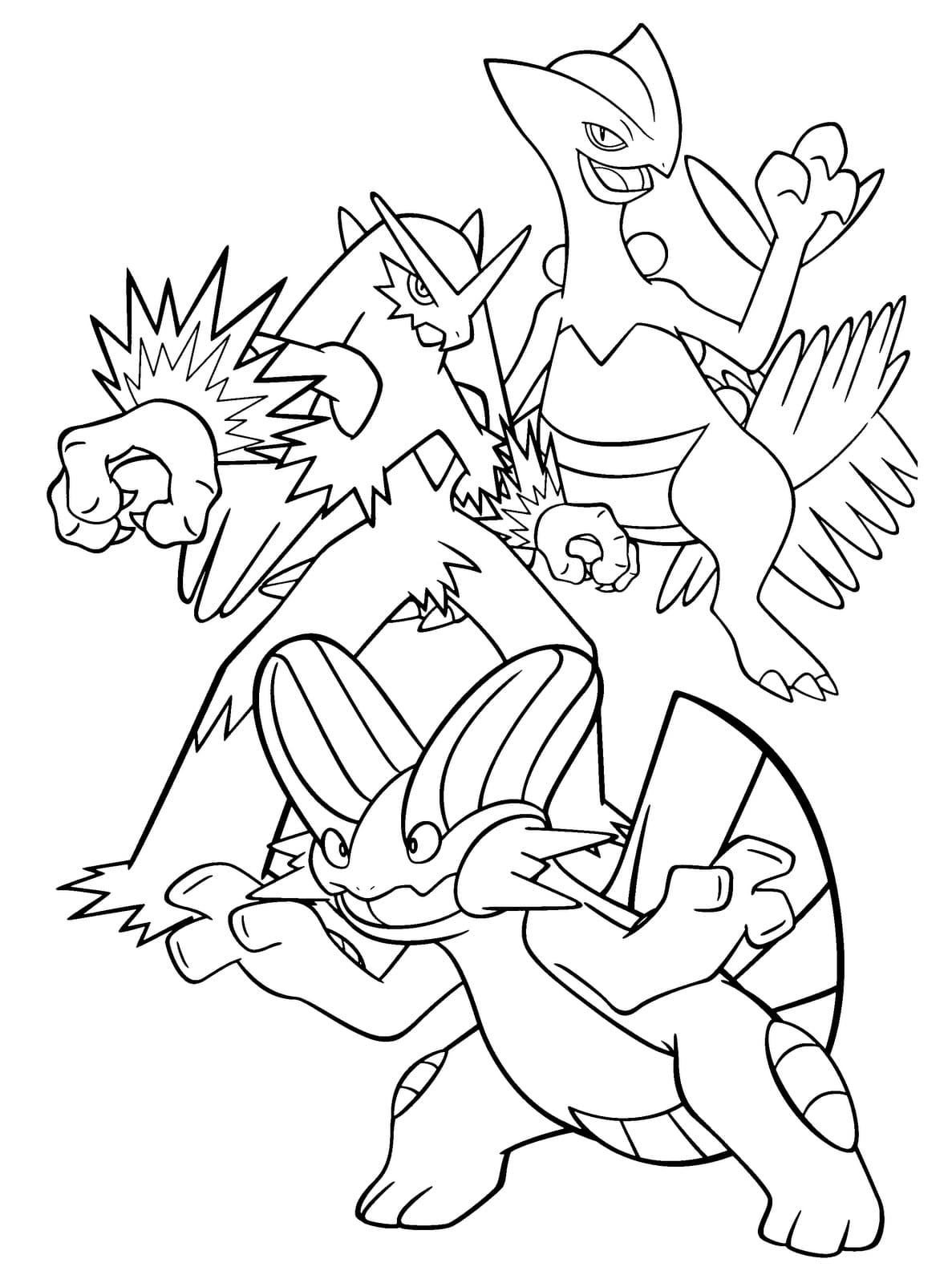 171+ Mega Pokemon Coloring Pages Printable 115