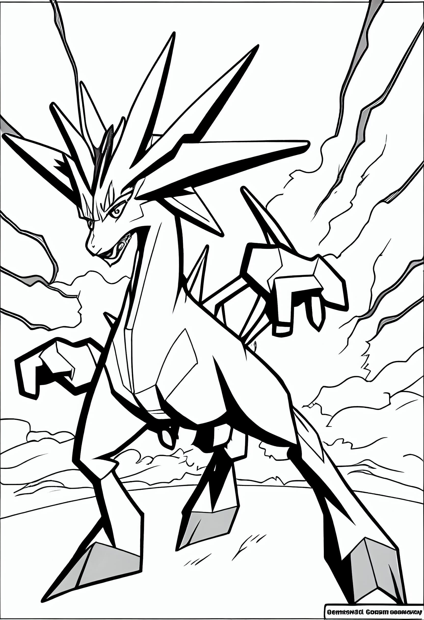 171+ Mega Pokemon Coloring Pages Printable 147