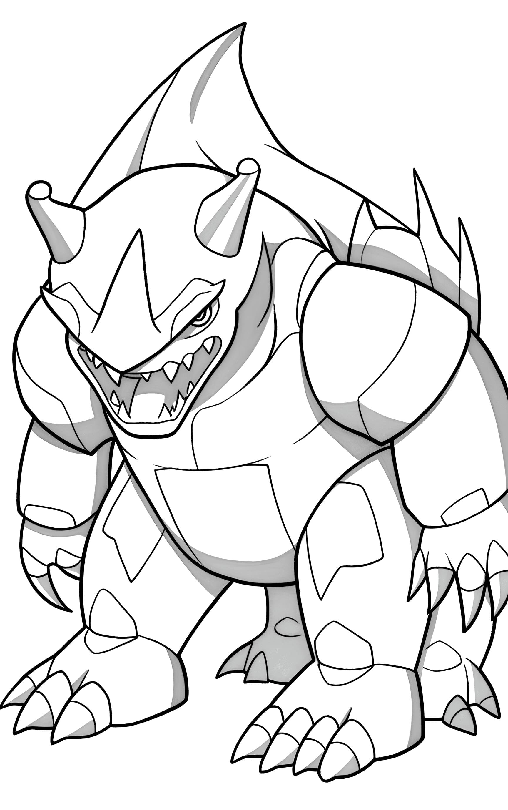 171+ Mega Pokemon Coloring Pages Printable 154