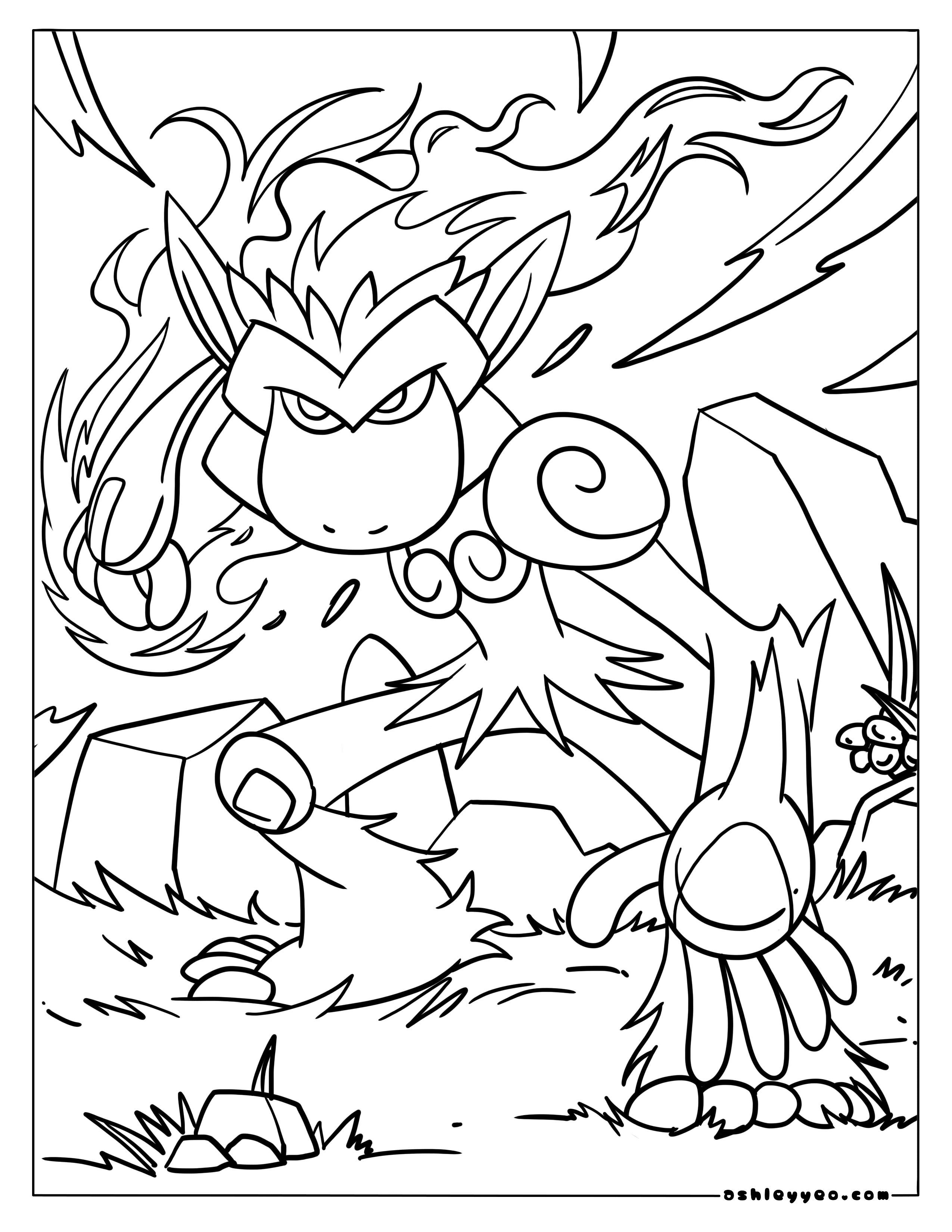 171+ Mega Pokemon Coloring Pages Printable 179