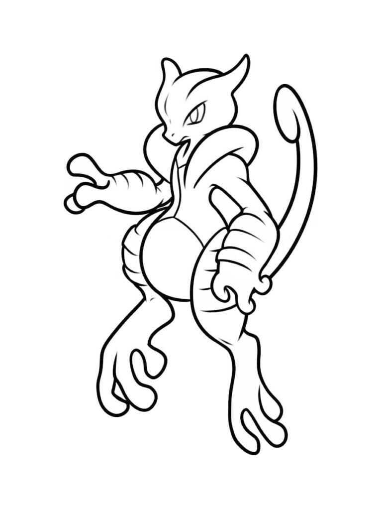 171+ Mega Pokemon Coloring Pages Printable 3