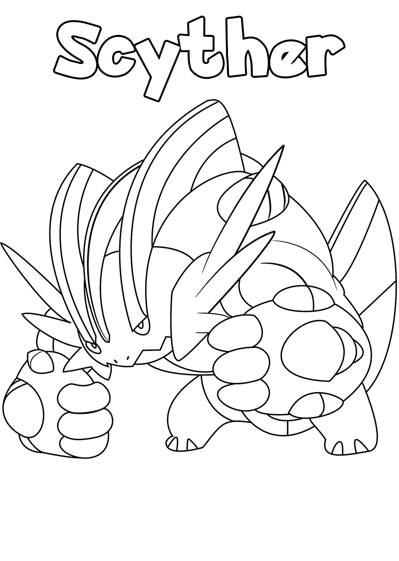 171+ Mega Pokemon Coloring Pages Printable 43