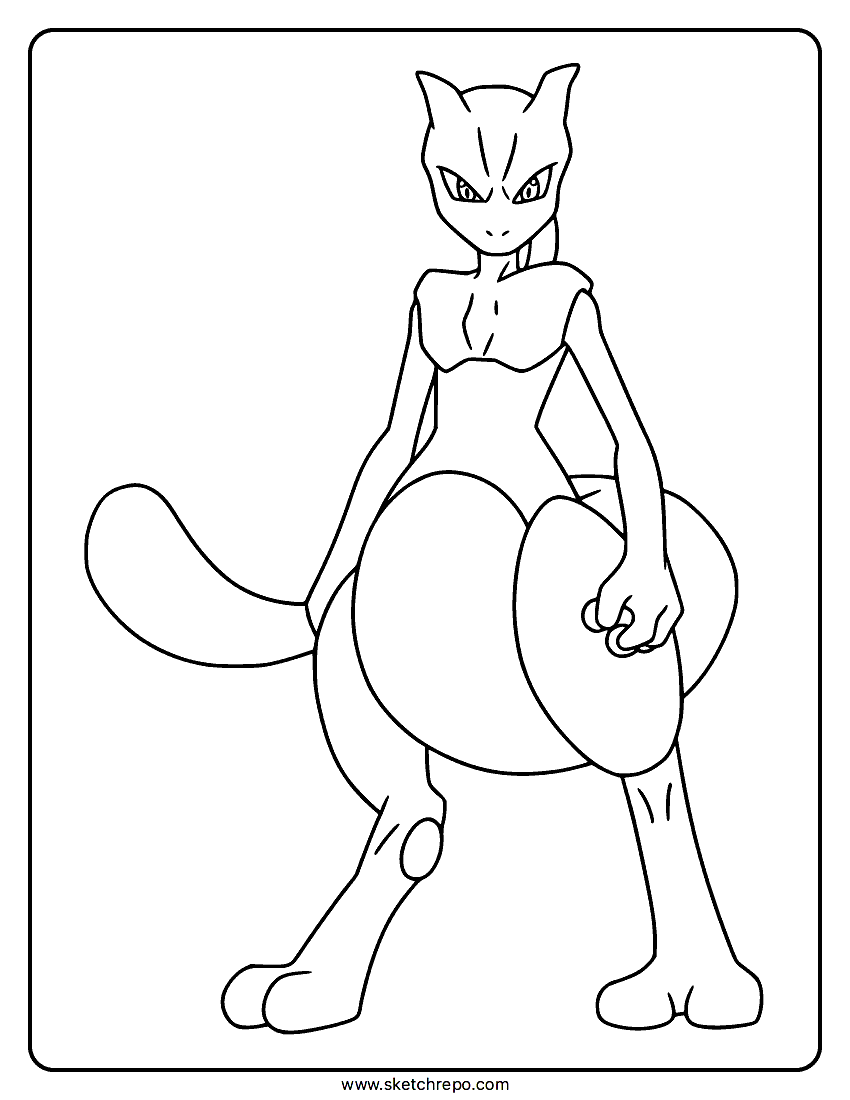 171+ Mega Pokemon Coloring Pages Printable 47