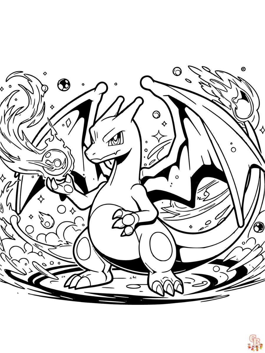 171+ Mega Pokemon Coloring Pages Printable 61