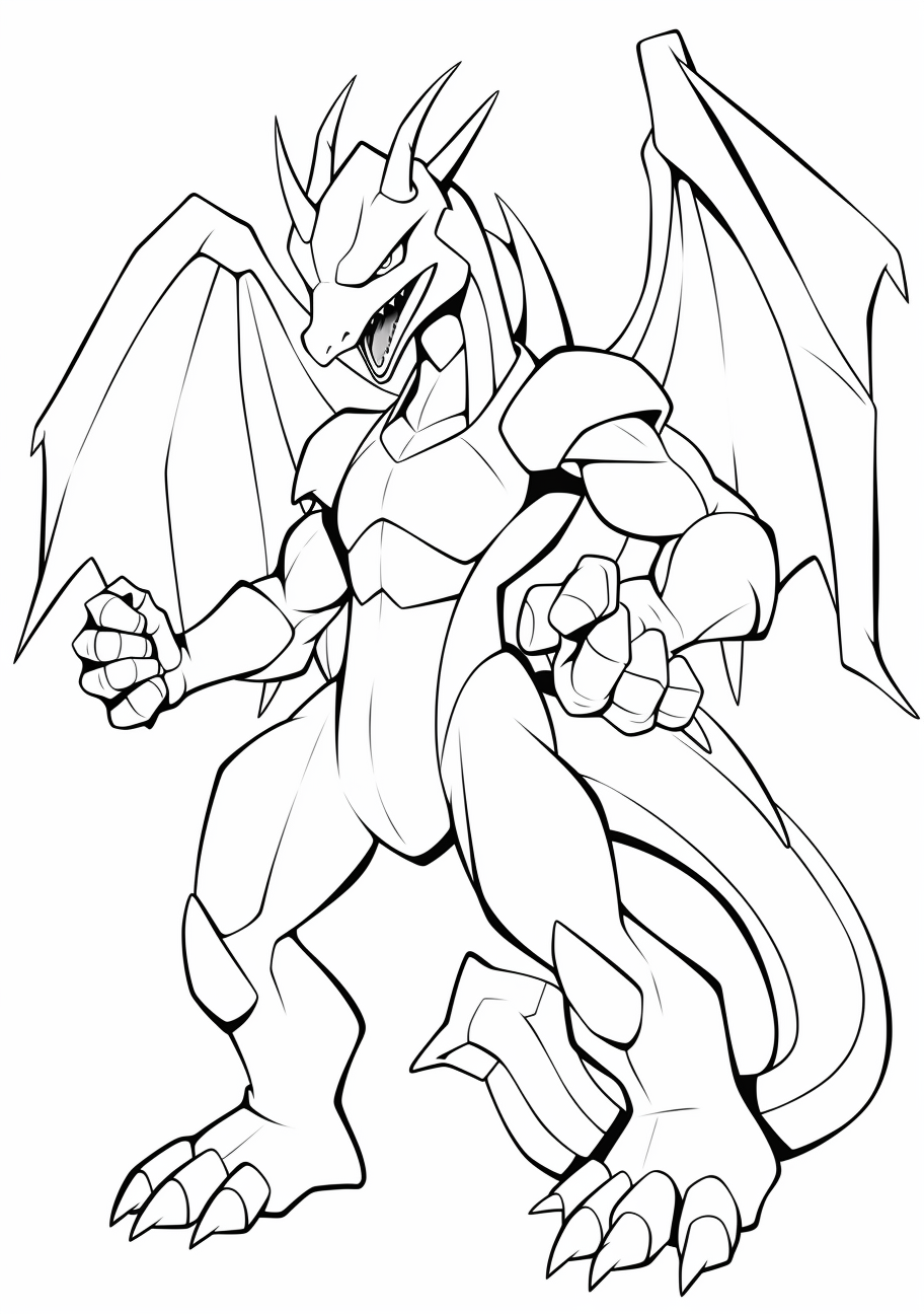 171+ Mega Pokemon Coloring Pages Printable 71