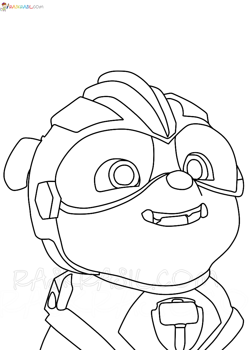 171 Mighty Pups Movie Coloring Pages Printable 106