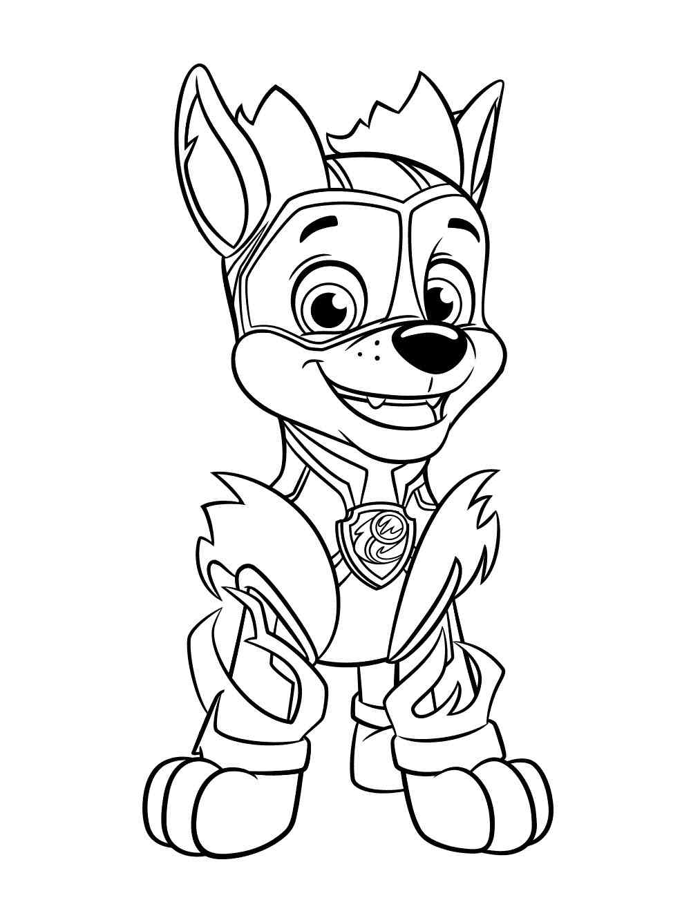 171 Mighty Pups Movie Coloring Pages Printable 108