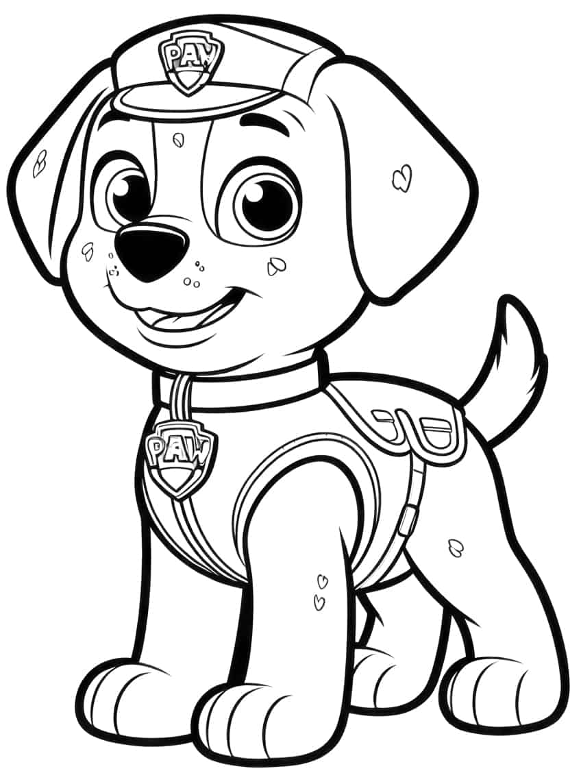 171 Mighty Pups Movie Coloring Pages Printable 11