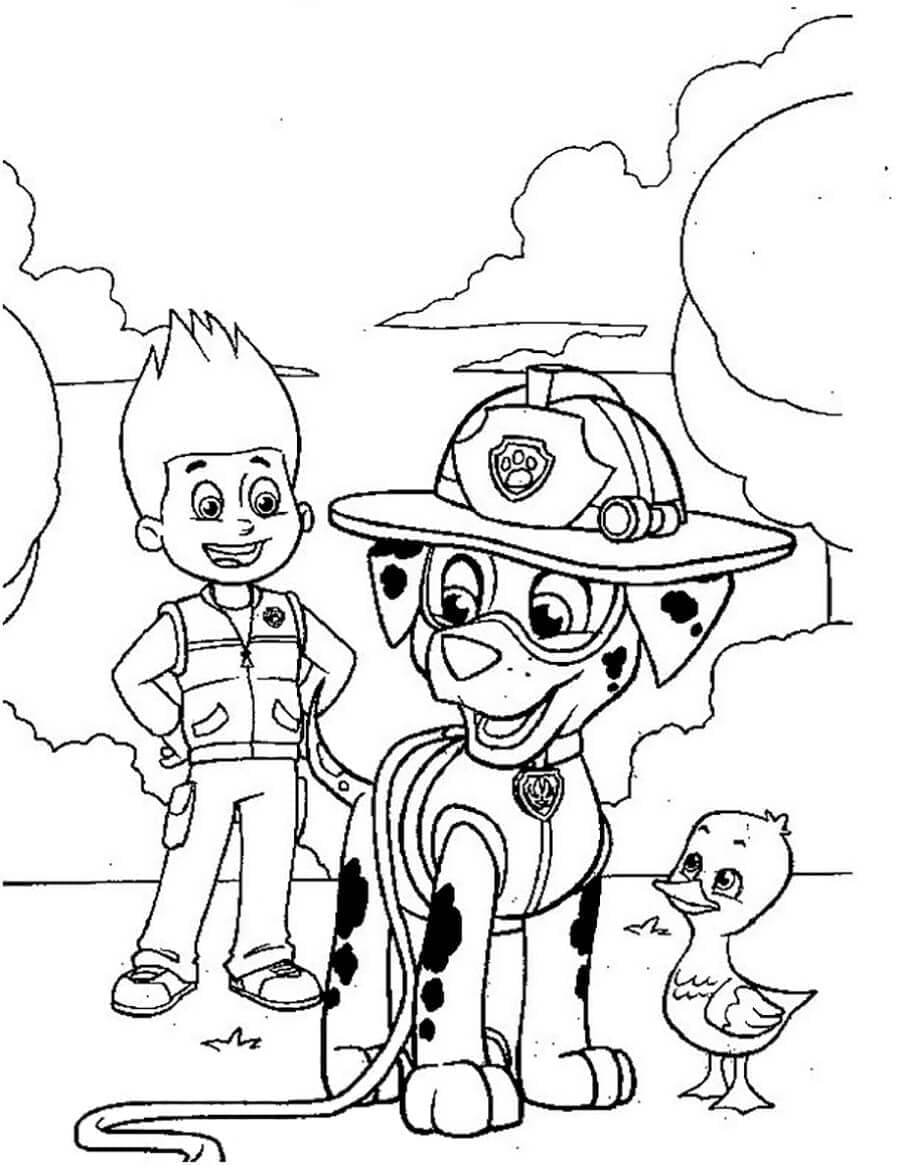 171 Mighty Pups Movie Coloring Pages Printable 110