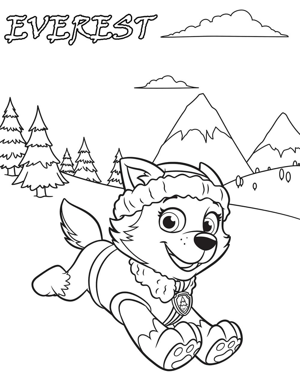 171 Mighty Pups Movie Coloring Pages Printable 114