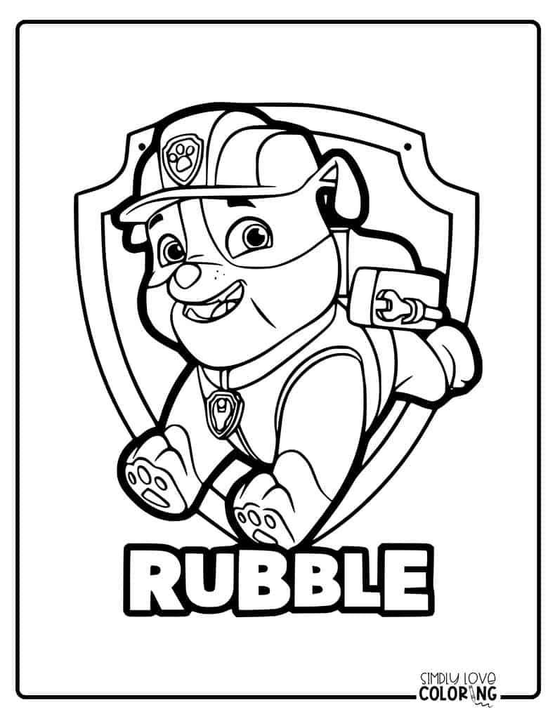 171 Mighty Pups Movie Coloring Pages Printable 115