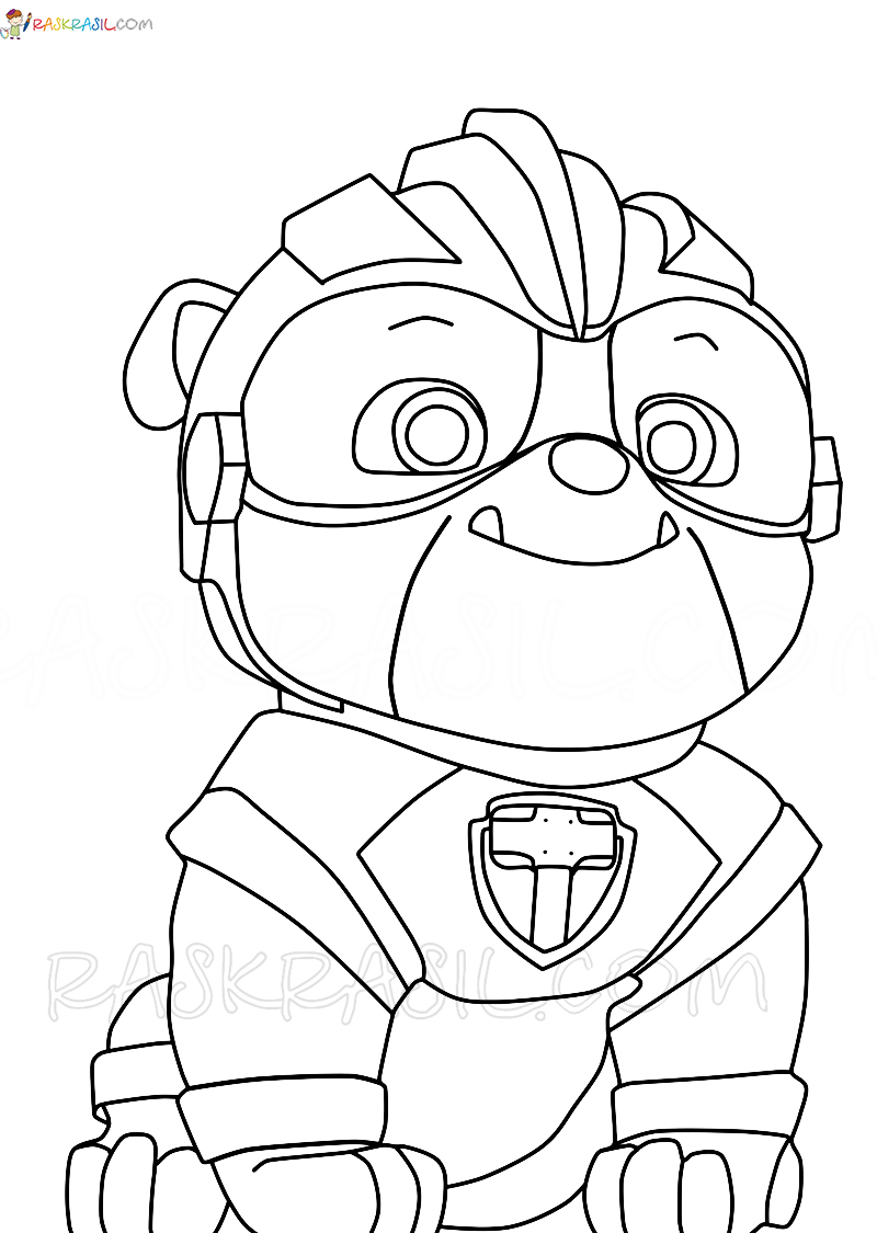 171 Mighty Pups Movie Coloring Pages Printable 126