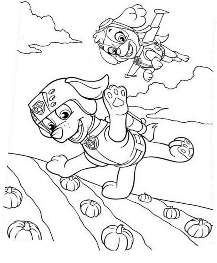 171 Mighty Pups Movie Coloring Pages Printable 127