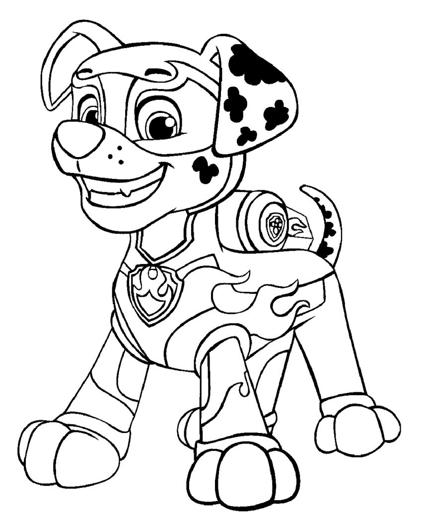 171 Mighty Pups Movie Coloring Pages Printable 15