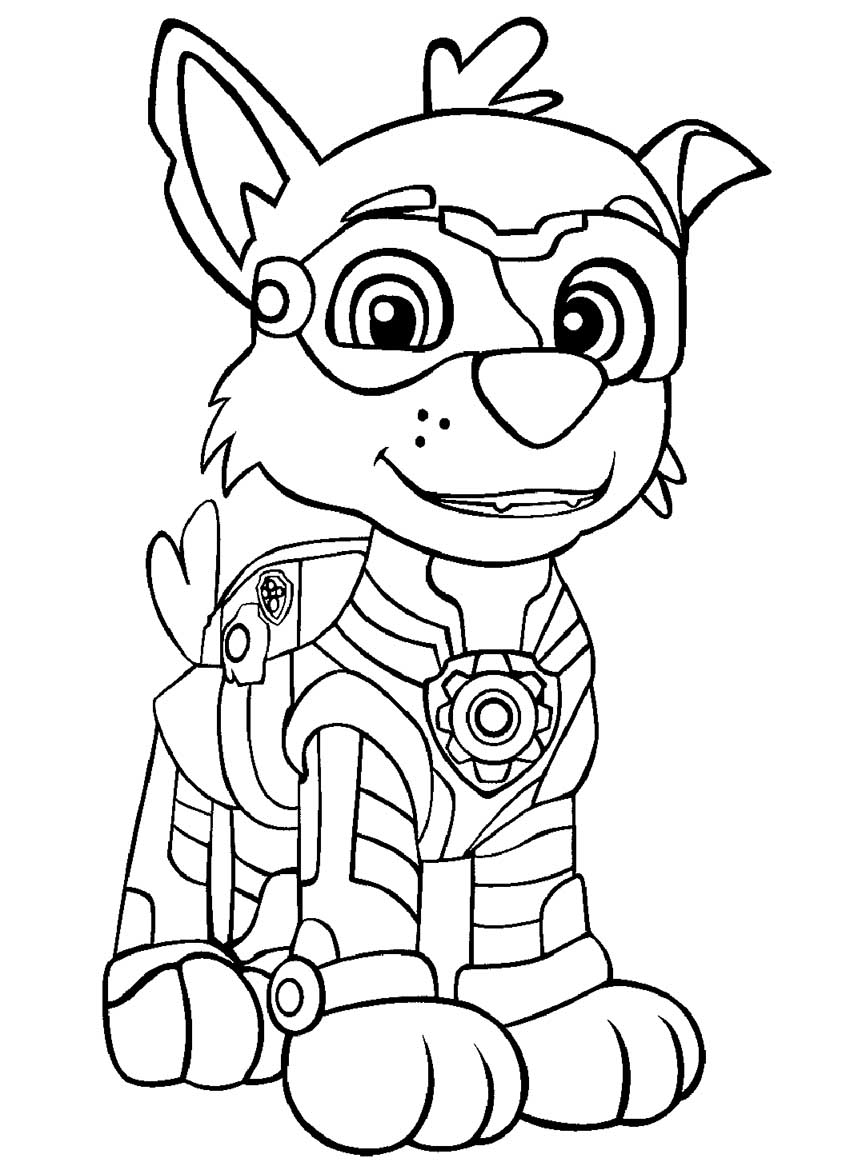 171 Mighty Pups Movie Coloring Pages Printable 22