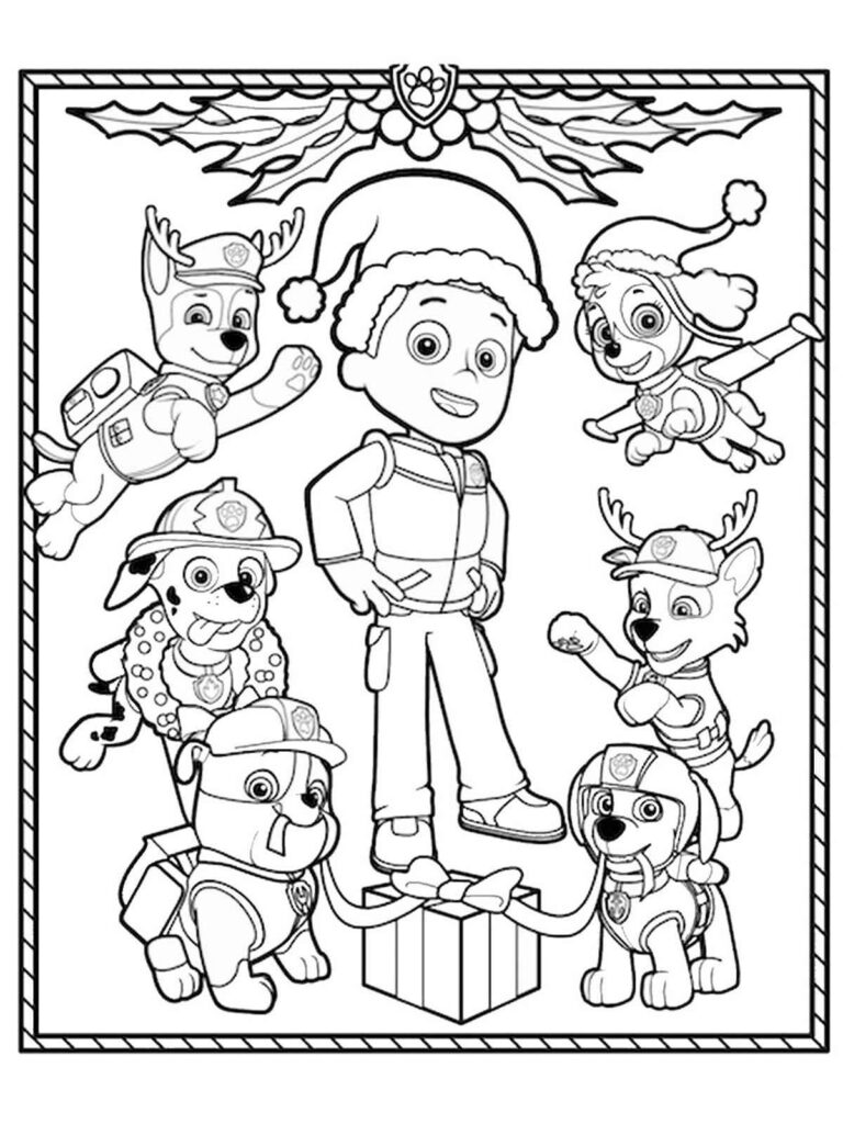 171 Mighty Pups Movie Coloring Pages Printable 35